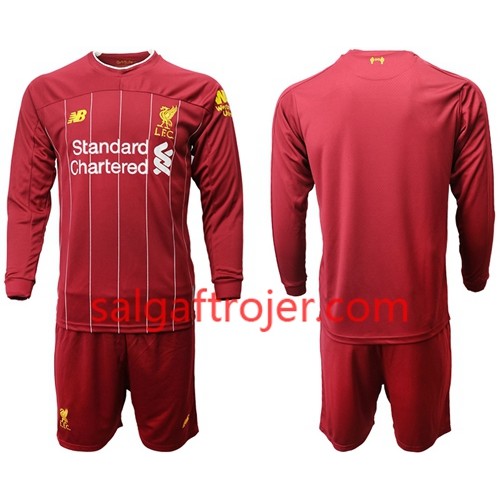 Liverpool Fodboldtrøjer Børn Hjemmebanesæt 2019/20 Langærmet Liverpool Fodboldtrøjer Børn Hjemmebanesæt 2019/20 Langærmet